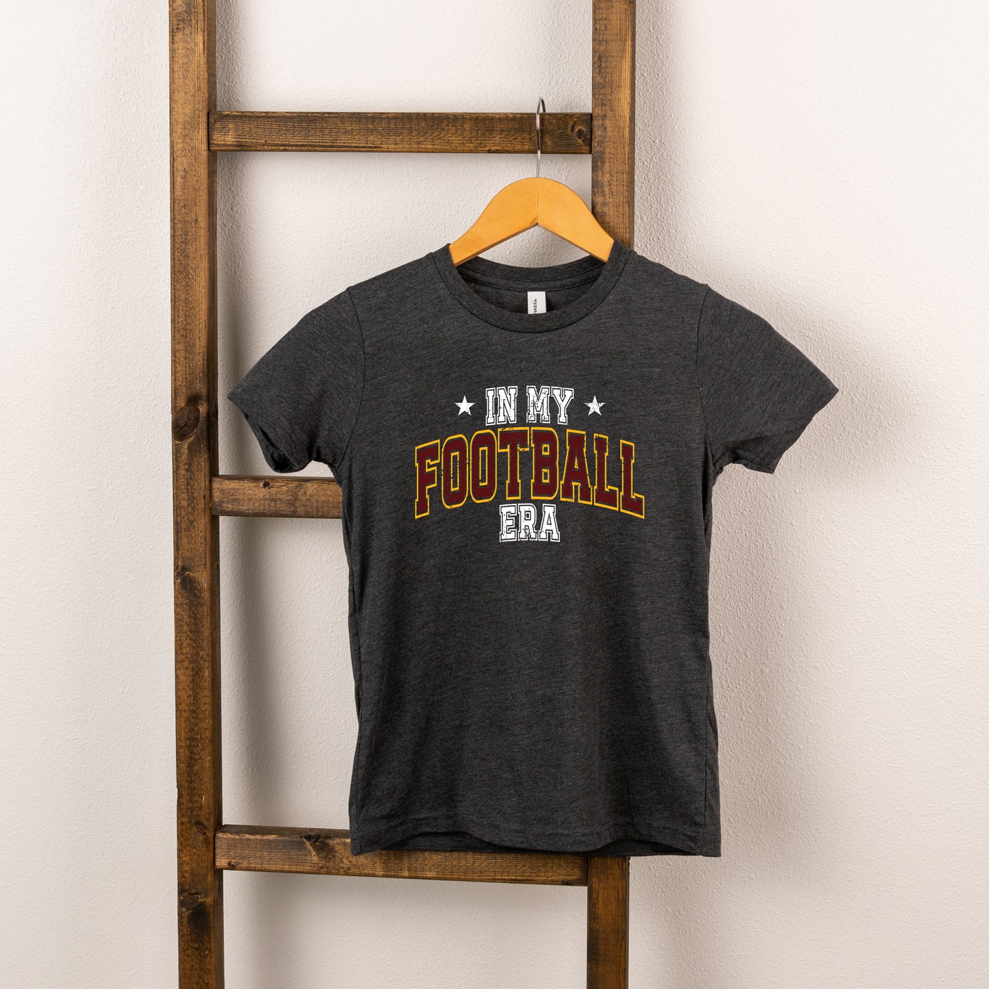 In My Football Era - Maroon | Toddler Graphic Short Sleeve Tee