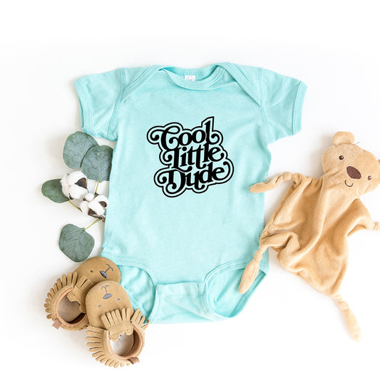 Cool Little Dude | Baby Graphic Short Sleeve Onesie