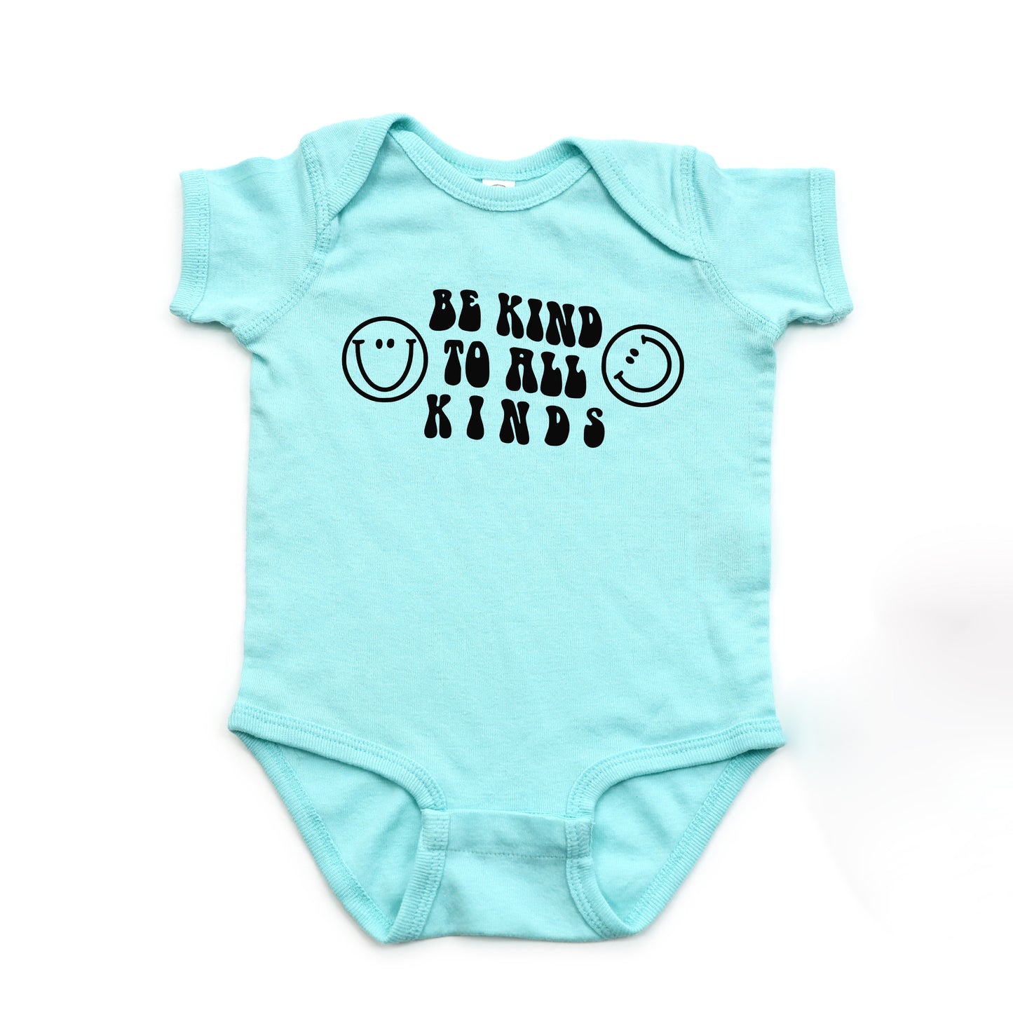 Be Kind To All Kinds | Baby Graphic Short Sleeve Onesie