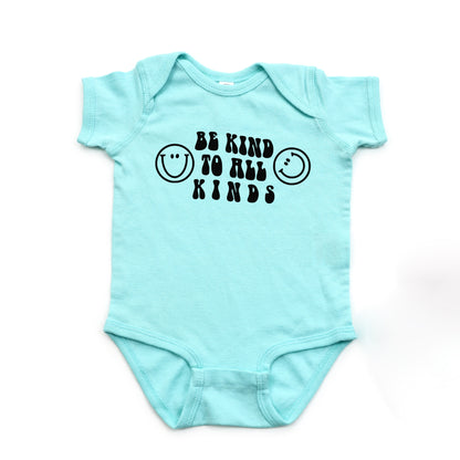 Be Kind To All Kinds | Baby Graphic Short Sleeve Onesie