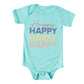 Happy Stacked | Baby Graphic Short Sleeve Onesie