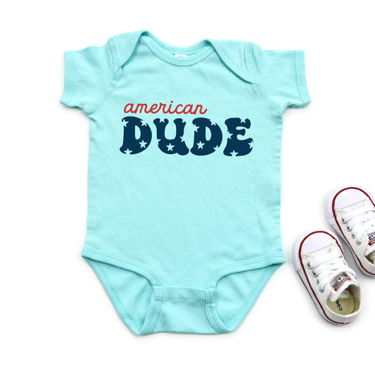 American Dude Stars | Baby Graphic Short Sleeve Onesie