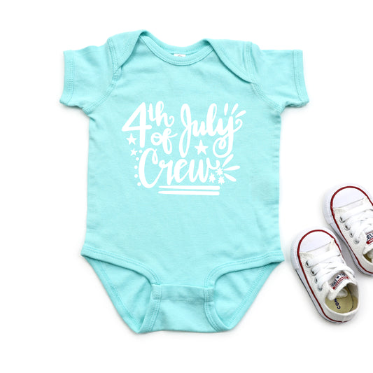 4th Of July Crew | Baby Graphic Short Sleeve Onesie