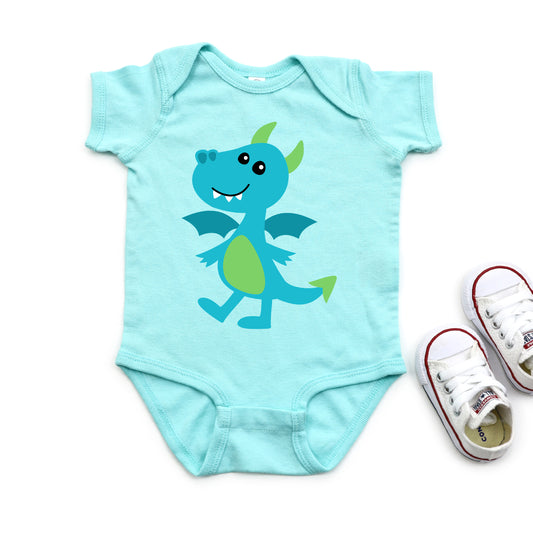 Blue Dragon | Baby Graphic Short Sleeve Onesie