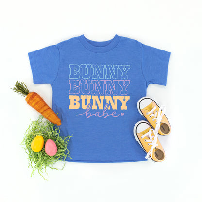 Bunny Babe Cursive | Toddler Graphic Short Sleeve Tee