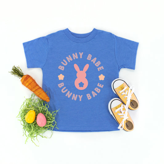 Bunny Babe Circle | Toddler Graphic Short Sleeve Tee