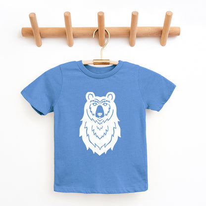 Bear Head | Youth Graphic Short Sleeve Tee