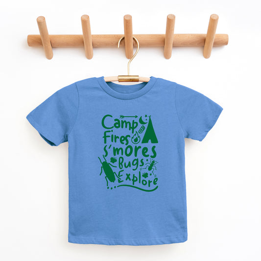 Camp Fire S'mores | Youth Graphic Short Sleeve Tee
