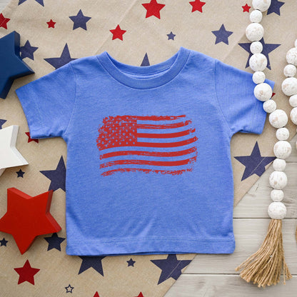 USA Flag | Toddler Graphic Short Sleeve Tee