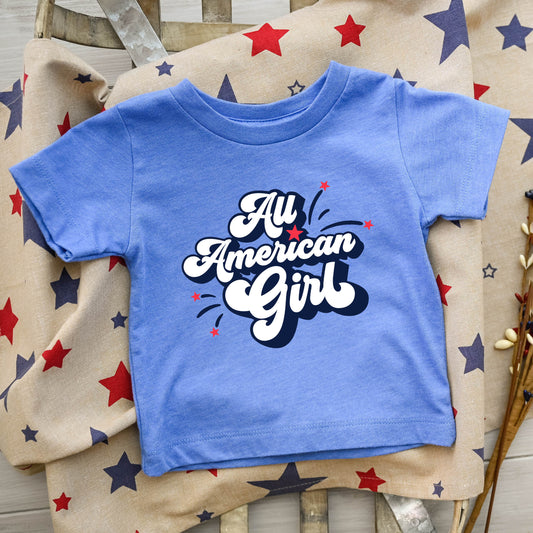 All American Girl | Toddler Graphic Short Sleeve Tee