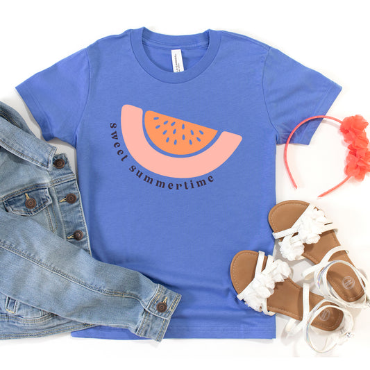 Sweet Summertime Watermelon | Toddler Graphic Short Sleeve Tee