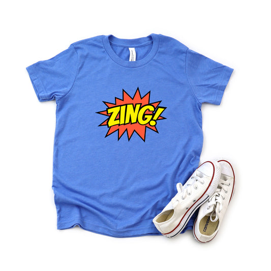 Comic Zing | Youth Graphic Short Sleeve Tee