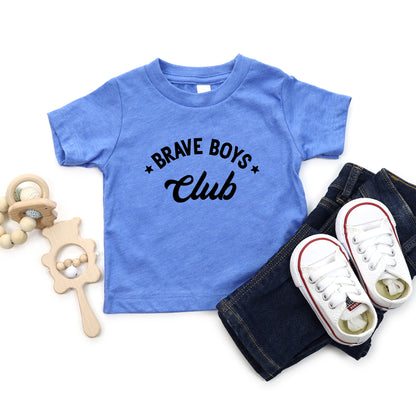 Brave Boys Club Stars | Toddler Graphic Short Sleeve Tee