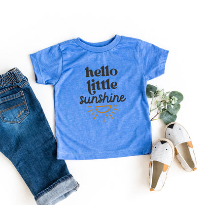 Hello Little Sunshine | Toddler Graphic Short Sleeve Tee