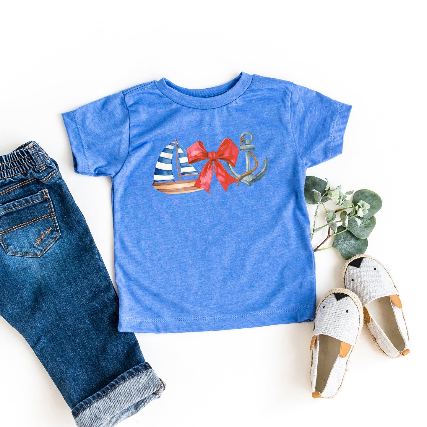 Coquette Ship Anchor | Toddler Graphic Short Sleeve Tee