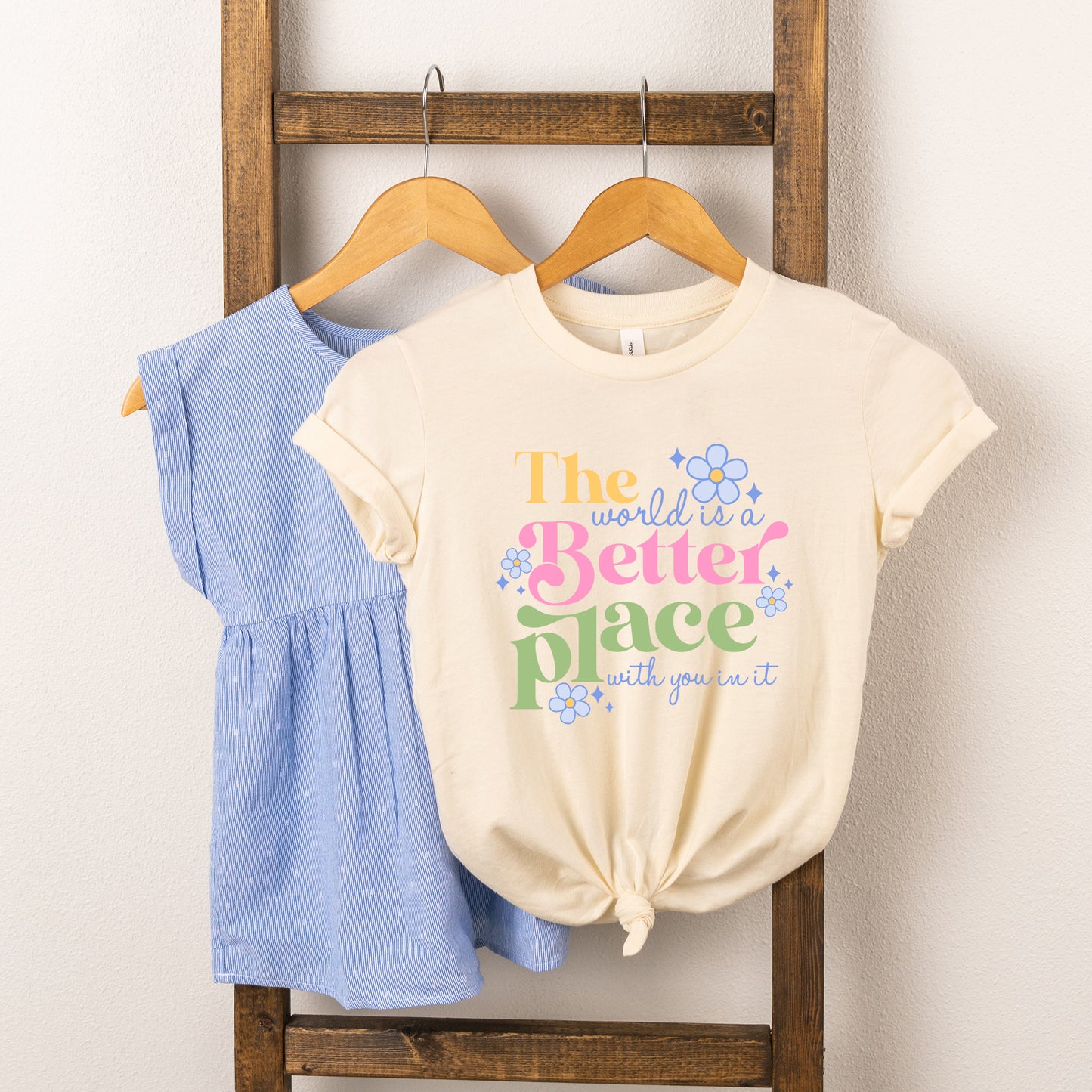 World Is A Better Place | Toddler Graphic Short Sleeve Tee