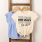 100 Days Of School Stacked | Toddler Graphic Short Sleeve Tee
