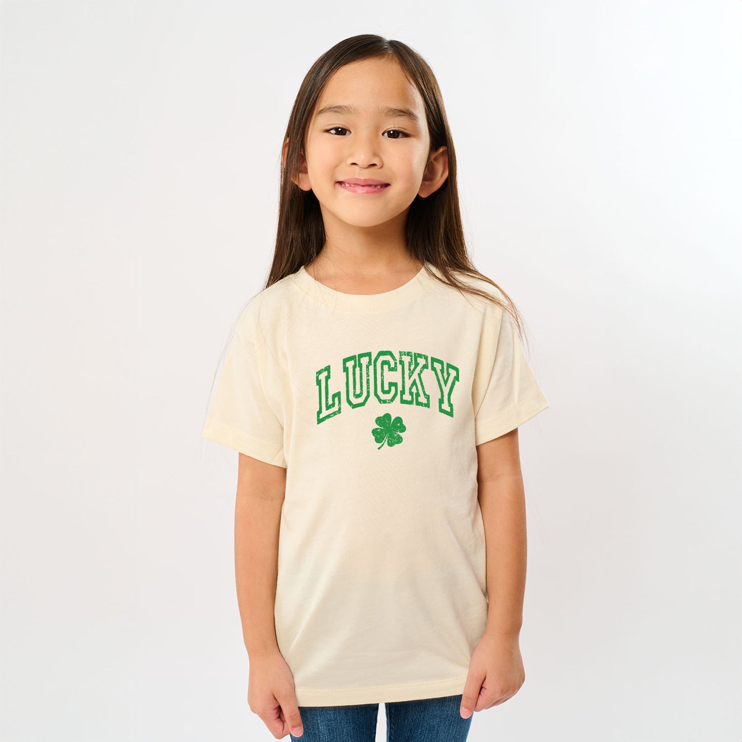 Lucky Clover Distressed | Toddler Graphic Short Sleeve Tee