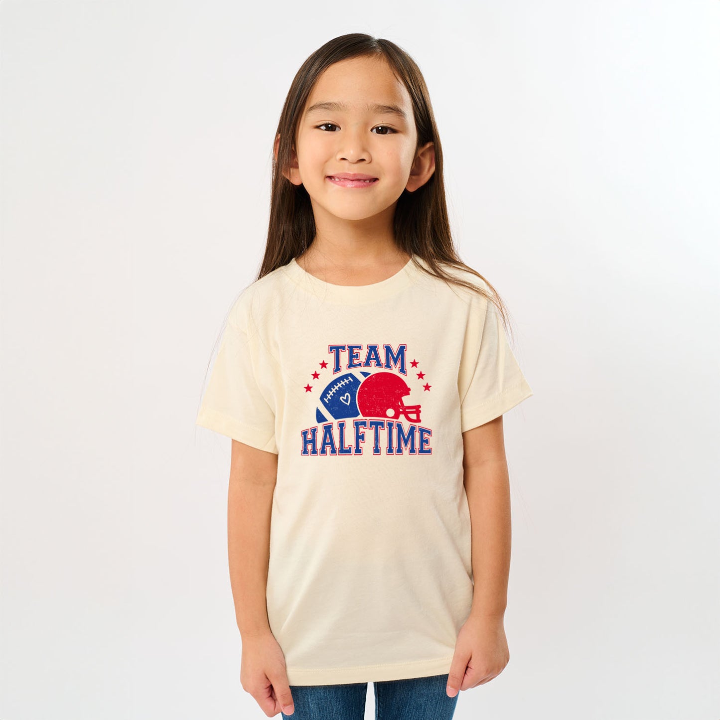 Team Halftime Distressed - Blue | Toddler Graphic Short Sleeve Tee