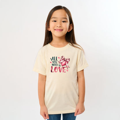 All You Need Is Love Coquette | Toddler Graphic Short Sleeve Tee