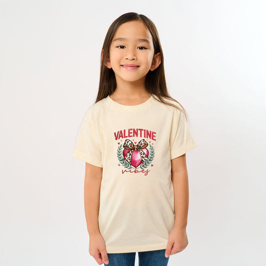 Coquette Valentine Vibes | Toddler Graphic Short Sleeve Tee