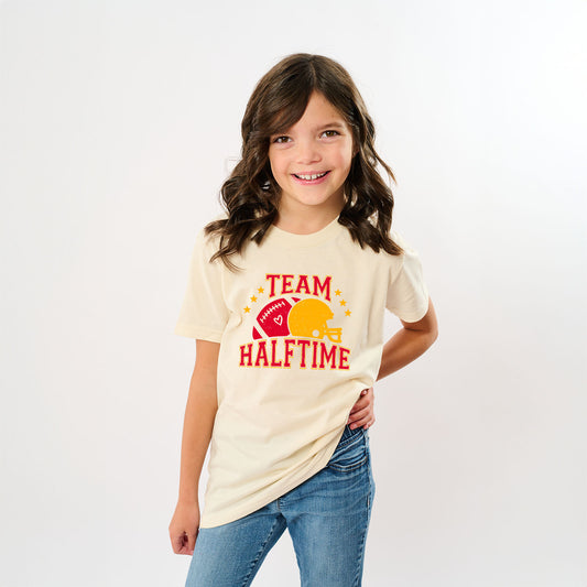 Team Halftime Distressed - Red | Toddler Graphic Short Sleeve Tee