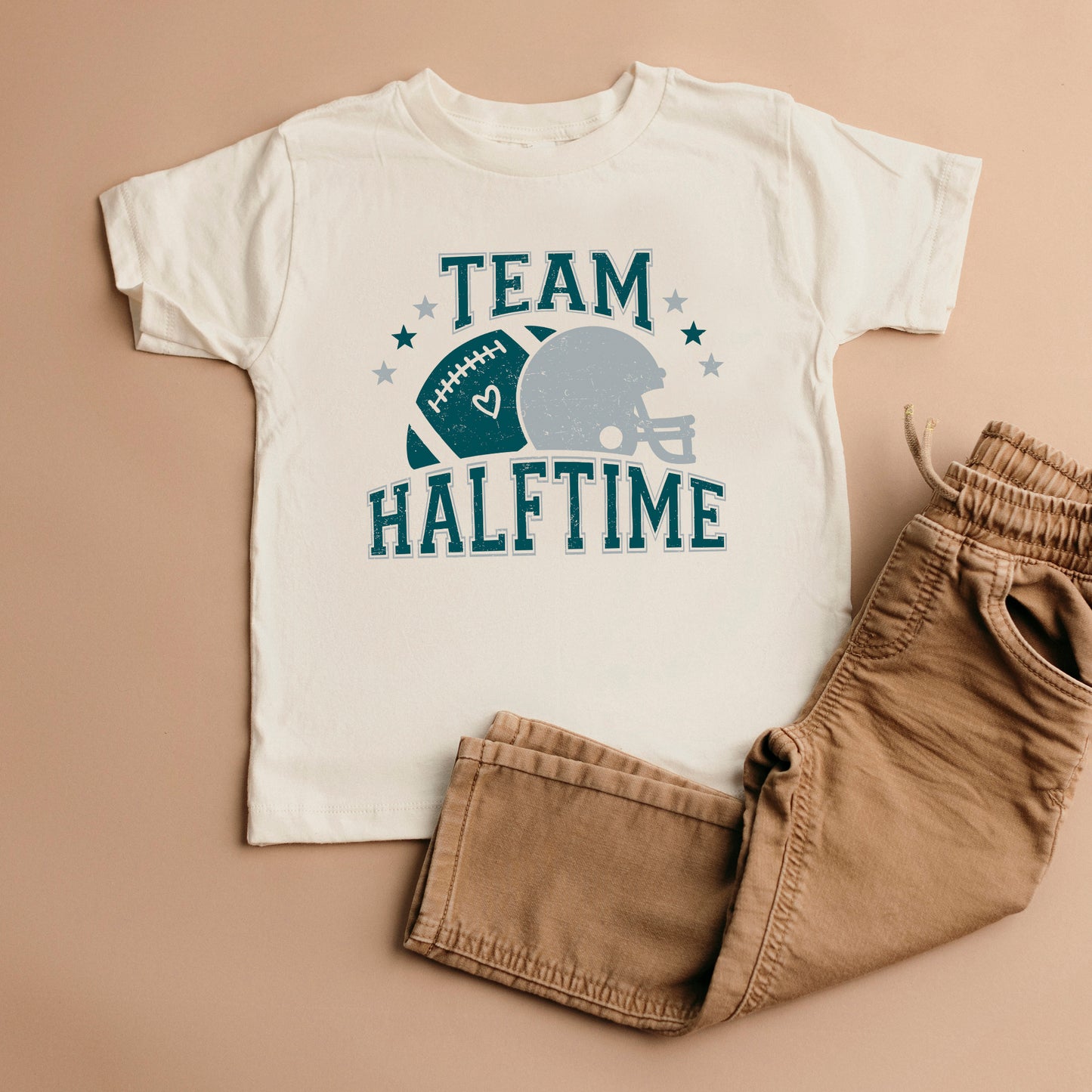 Team Halftime Distressed - Green | Toddler Graphic Short Sleeve Tee