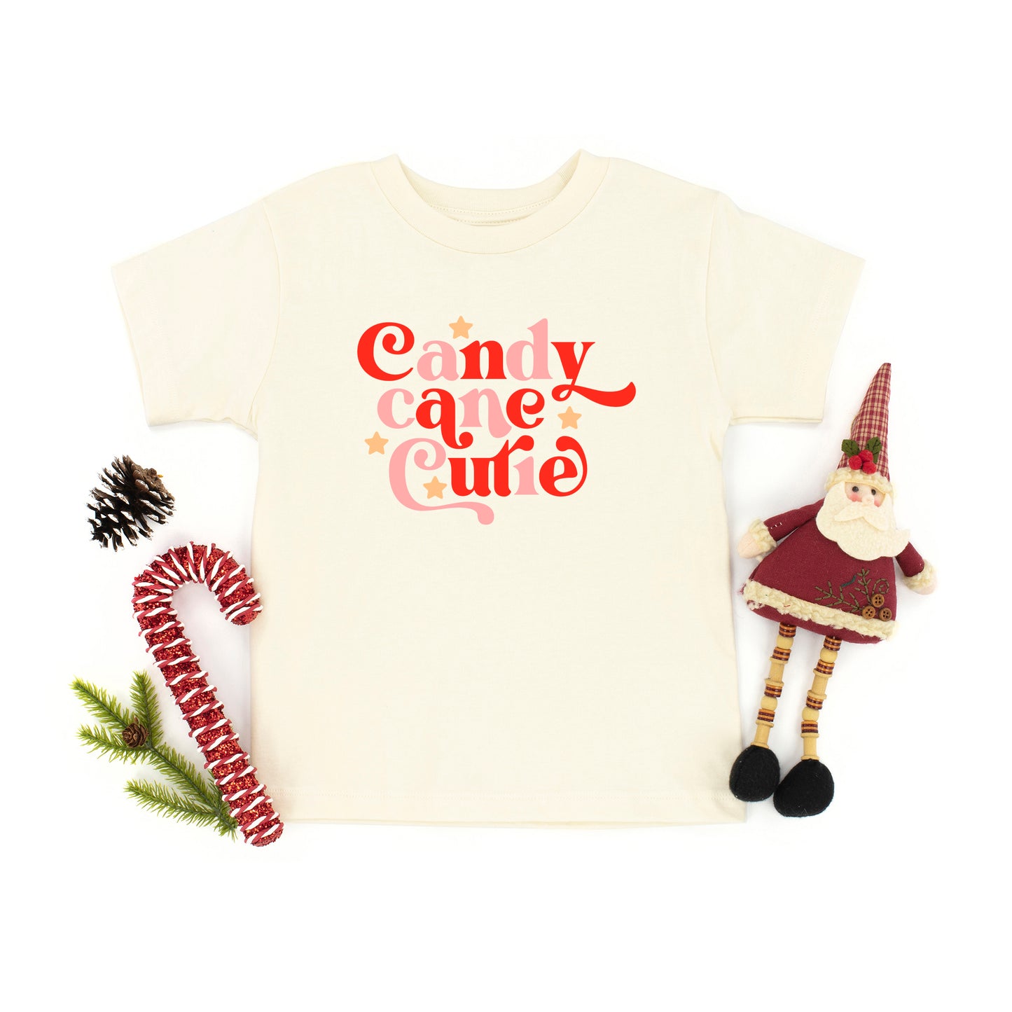 Candy Cane Cutie Stars | Youth Graphic Short Sleeve Tee