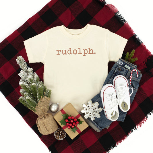 Rudolph Puff Print | Youth Graphic Short Sleeve Tee