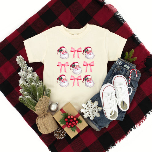 Coquette Santa Chart | Toddler Graphic Short Sleeve Tee