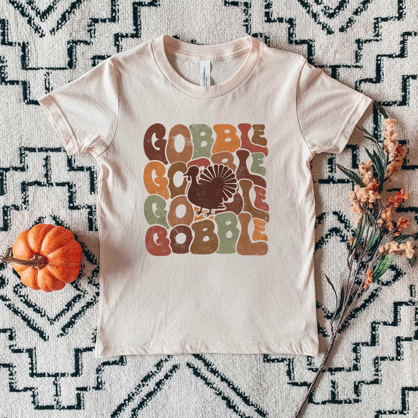 Gobble Turkey | Toddler Graphic Short Sleeve Tee