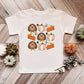 Turkey Pumpkin Pie Grid | Youth Graphic Short Sleeve Tee