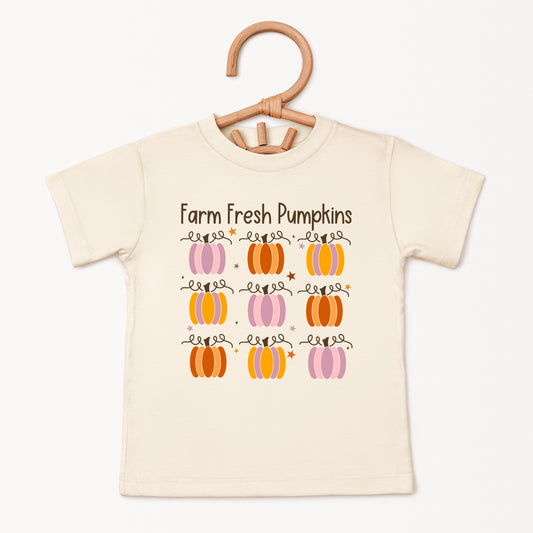 Farm Fresh Pumpkins Chart | Toddler Graphic Short Sleeve Tee