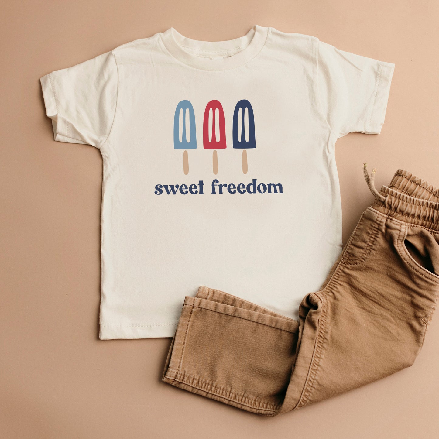 Sweet Freedom Popsicles | Toddler Graphic Short Sleeve Tee