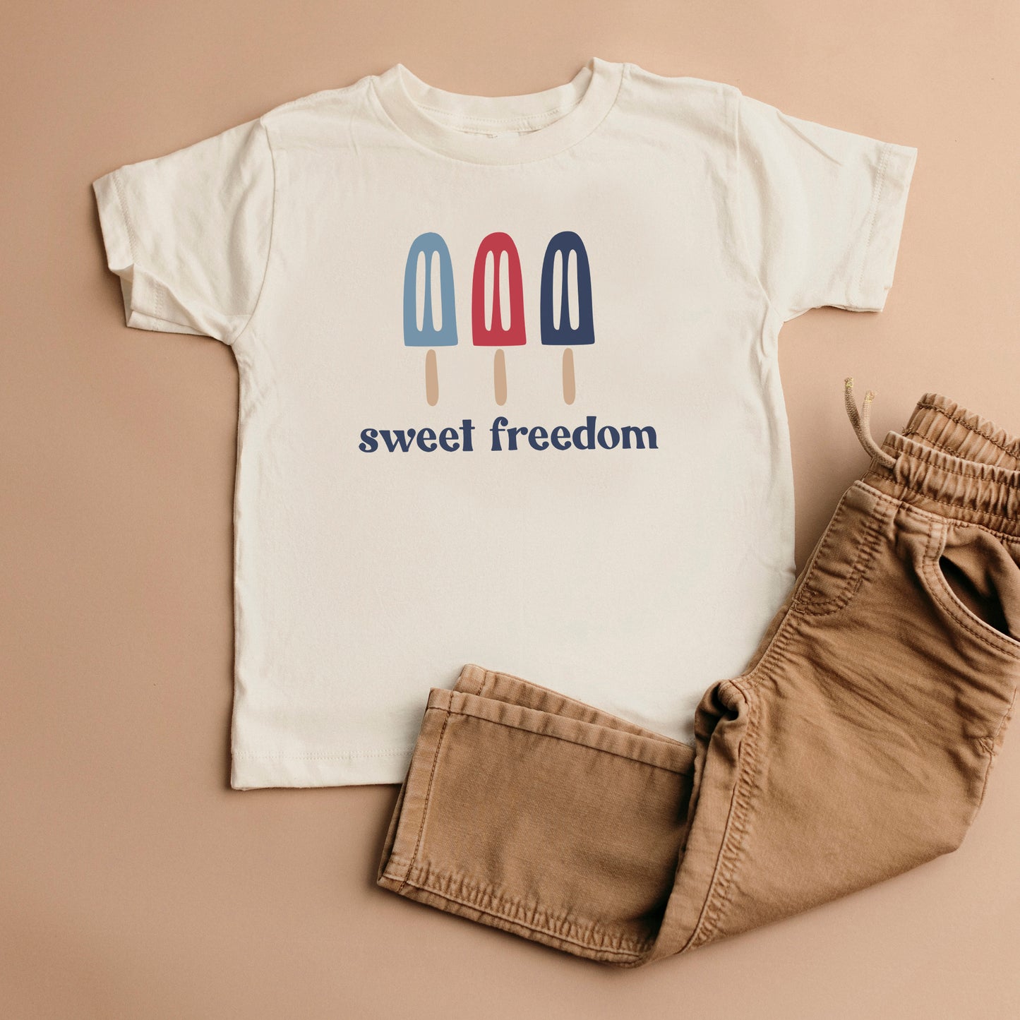 Sweet Freedom Popsicles | Youth Graphic Short Sleeve Tee