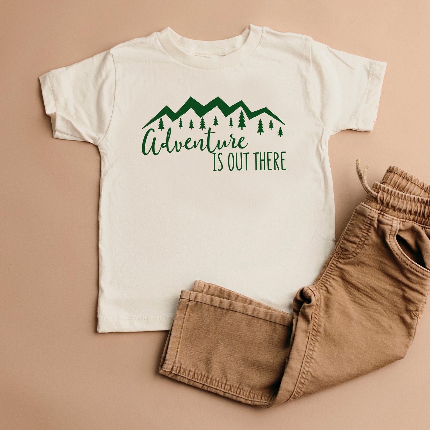 Adventure Is Out There Mountains | Youth Graphic Short Sleeve Tee