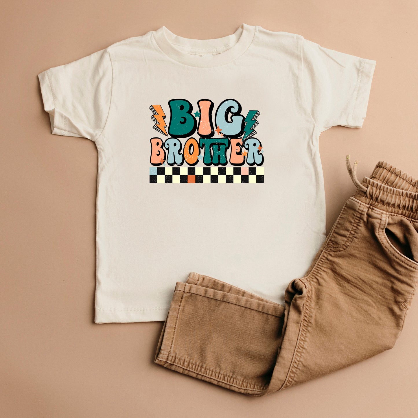 Big Brother Checkered | Youth Graphic Short Sleeve Tee