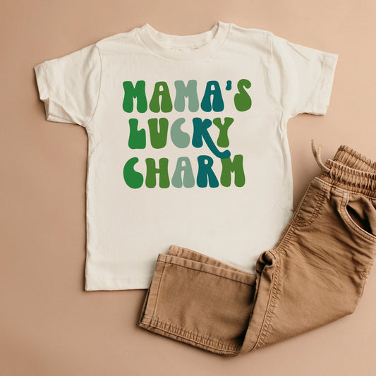 Mama's Lucky Charm | Toddler Graphic Short Sleeve Tee