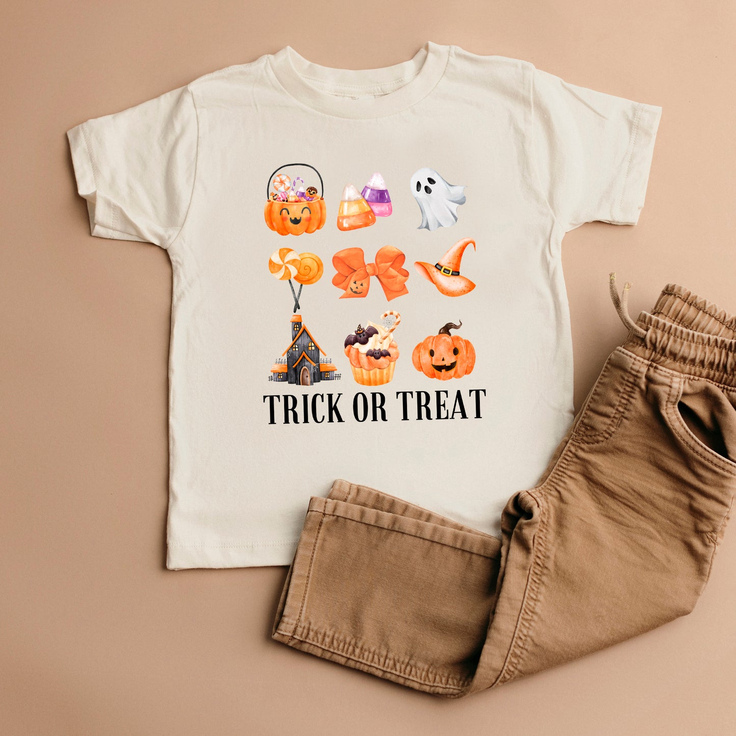 Trick Or Treat Chart | Toddler Graphic Short Sleeve Tee