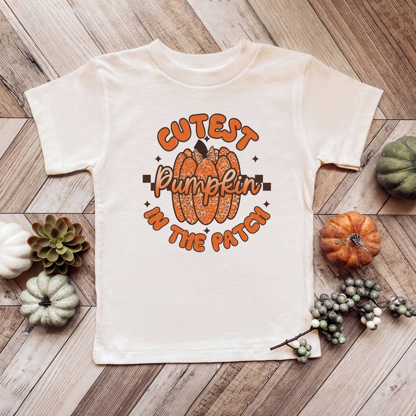 Cutest Pumpkin Leopard Print | Toddler Graphic Short Sleeve Tee