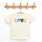 Love With Animal Letters | Toddler Graphic Short Sleeve Tee