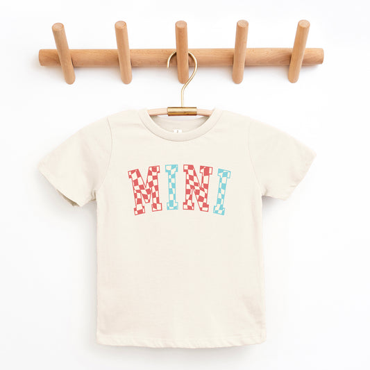 Mini Wavy Checkered | Toddler Graphic Short Sleeve Tee