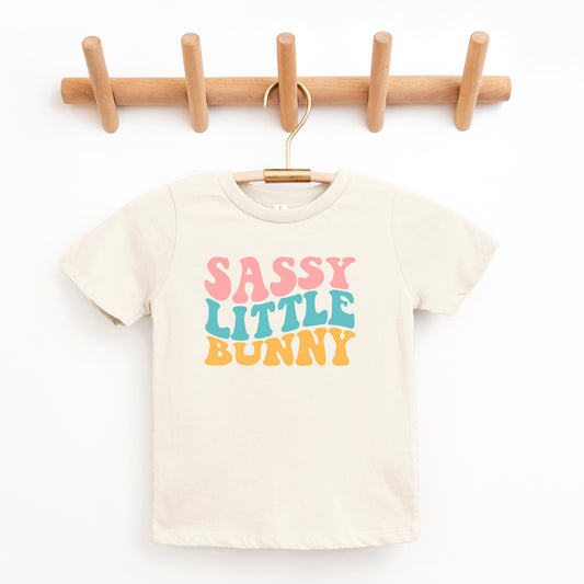 Sassy Little Bunny | Toddler Graphic Short Sleeve Tee