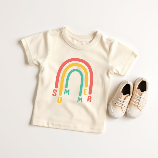 Rainbow Summer | Toddler Graphic Short Sleeve Tee