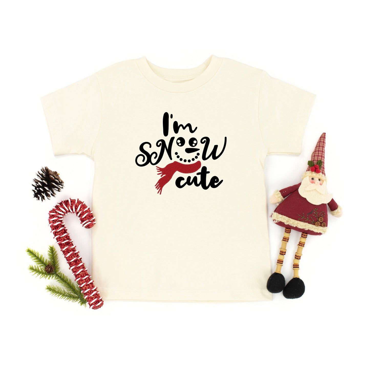 I'm Snow Cute Glitter | Youth Graphic Short Sleeve Tee