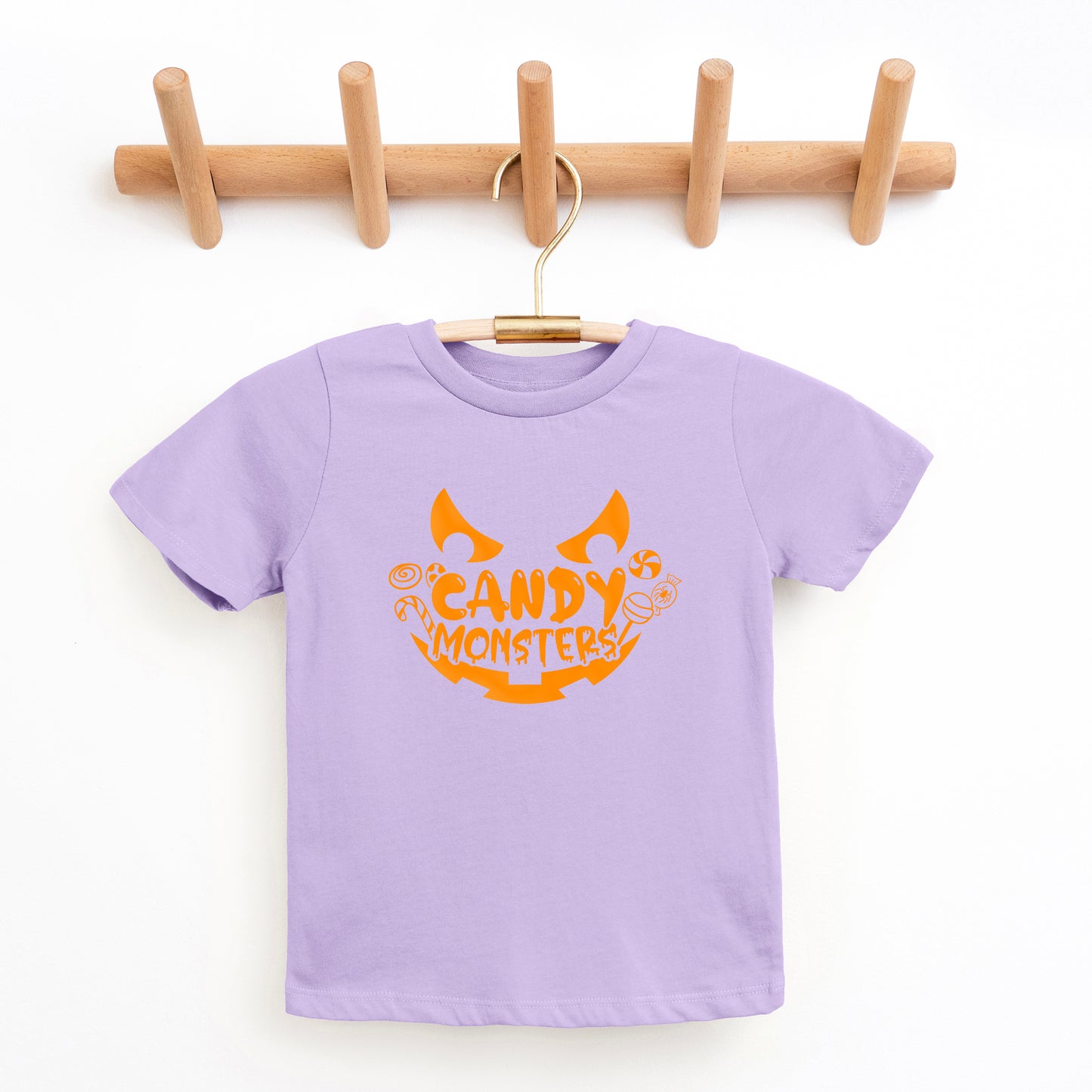 Candy Monster Puff Print | Youth Graphic Short Sleeve Tee