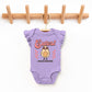 Cutest Chick Around | Baby Graphic Flutter Sleeve Onesie