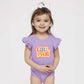 Girl Power Retro | Baby Graphic Flutter Sleeve Onesie