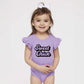 Sweet Chick | Baby Graphic Flutter Sleeve Onesie