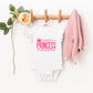 Being A Princess Is Exhausting | Baby Graphic Flutter Sleeve Onesie